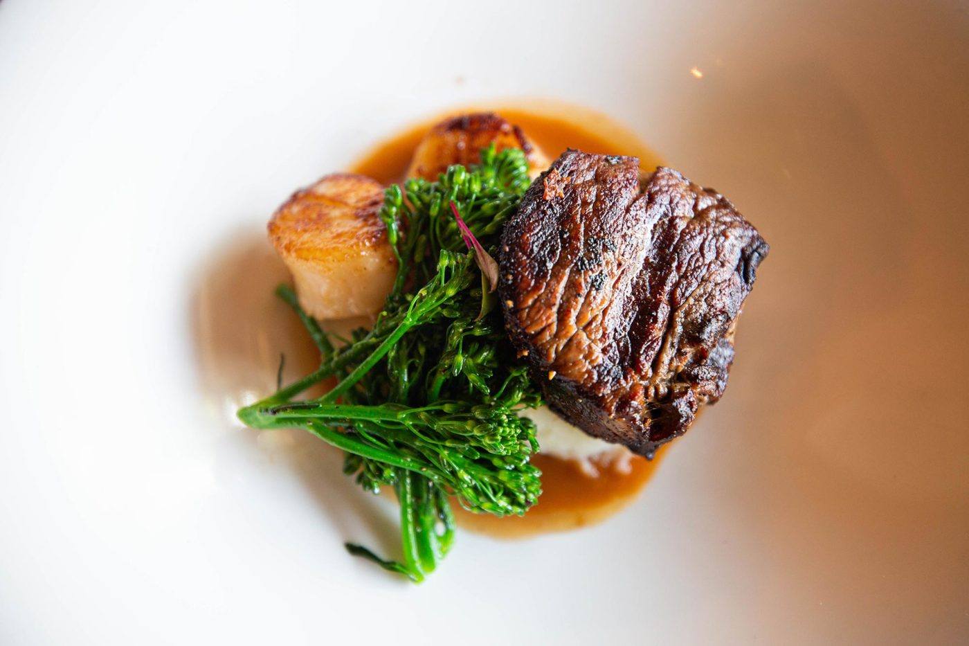 award winning steaks served at Seared in Petaluma sourced from local butchery, Flannery Beef in San Francisco