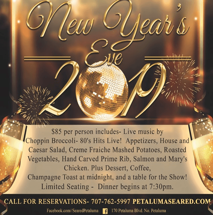 invitation to new years party at seared