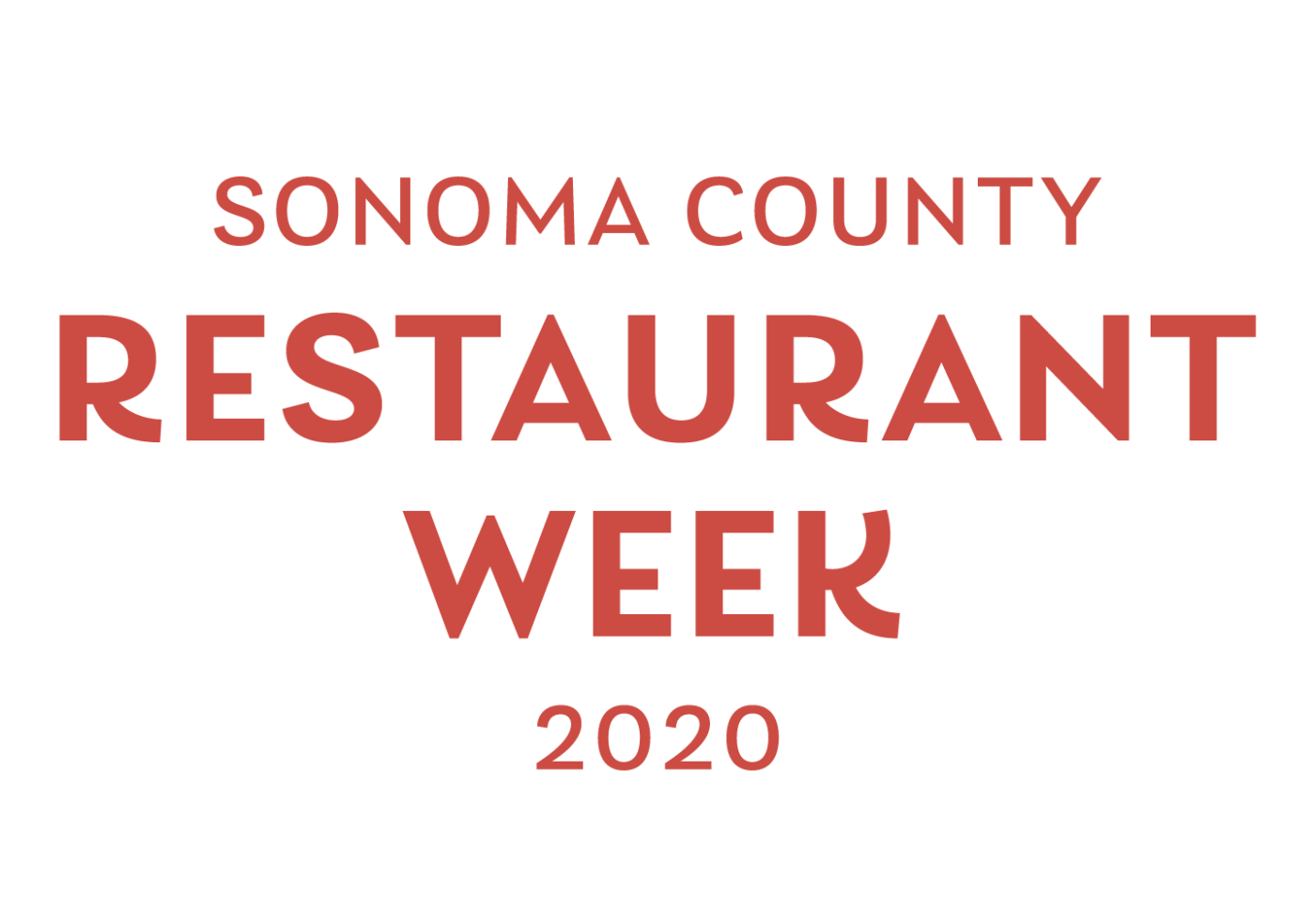 Sonoma County Restaurant Week 2020 logo